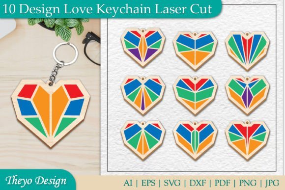 10 Llaveros De Amor Con Diseno Creativo Digital